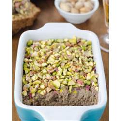 Паштет из куриной печени с авокадо и фисташками