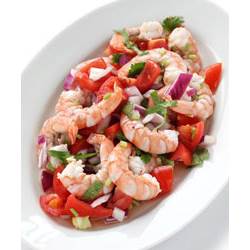 Салат с креветками