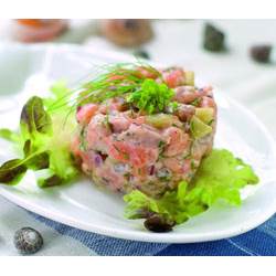 Тартар с лососем