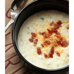 Суп из печеного картофеля