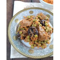 Говядина с овощами и черносливом