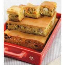 Пирог с рыбным ассорти