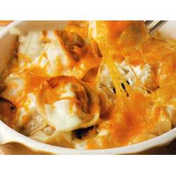 Пельмени, запеченные со сметаной