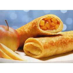 Блины с яблоками и вином